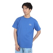 (メンズ)バスケットボールウェア FEEL FREE ショートスリーブ コットン Tシャツ 124-041005 BL