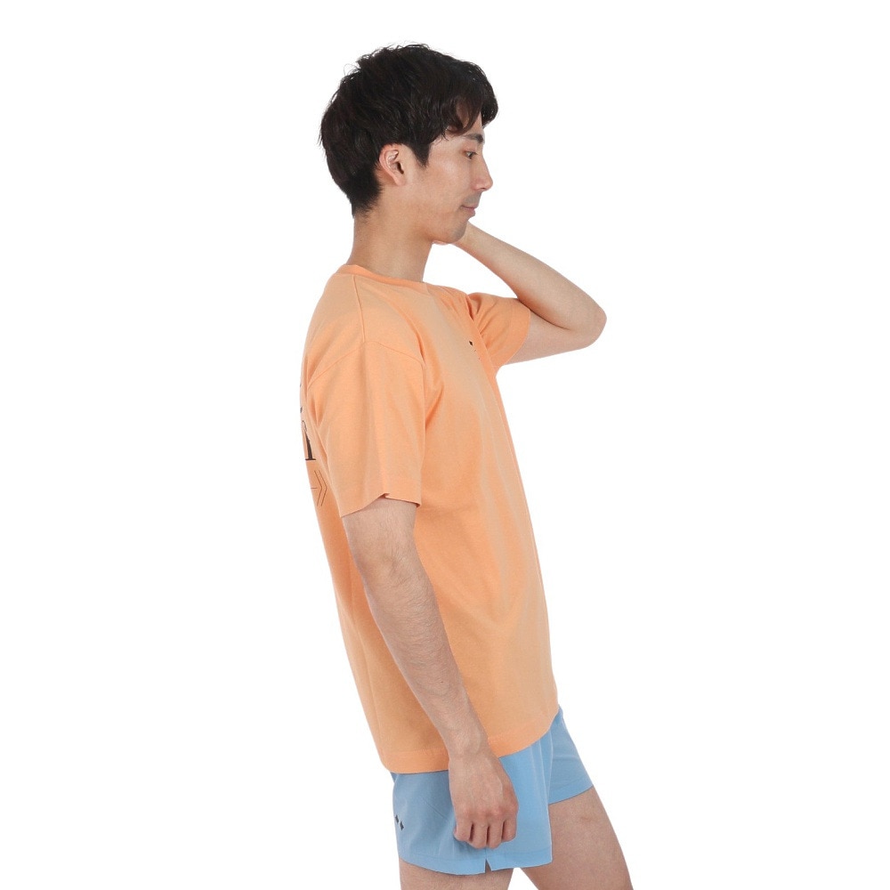アクター（AKTR）（メンズ）バスケットボールウェア FEEL FREE ショートスリーブ コットン Tシャツ 124-041005 OR