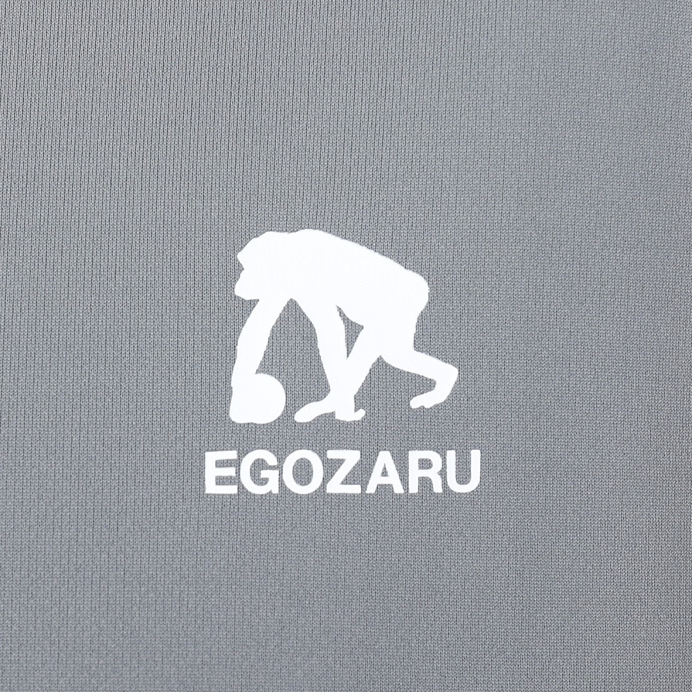 エゴザル（EGOZARU）（メンズ、レディース）バスケットボールウェア ソリッドバックプリント Tシャツ EZST-S2213-046