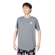 (メンズ、レディース)バスケットボールウェア ソリッドバックプリント Tシャツ EZST-S2213