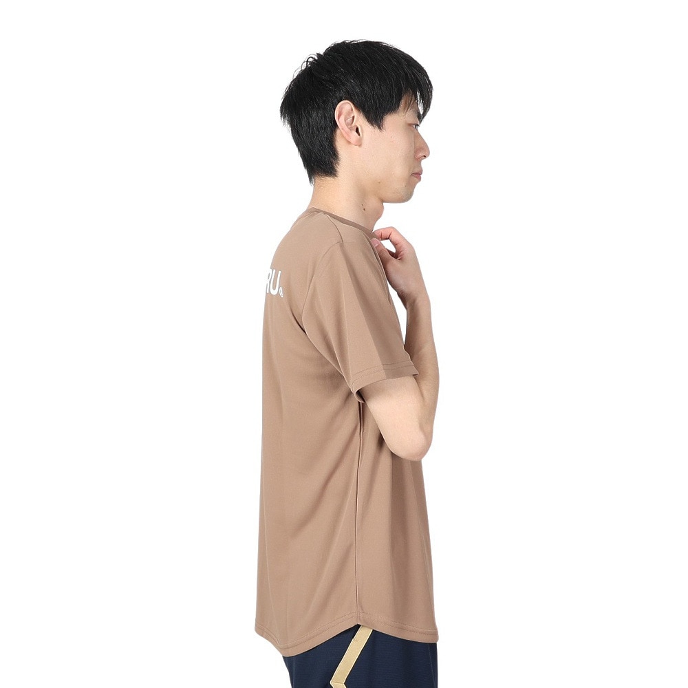 エゴザル（EGOZARU）（メンズ、レディース）バスケットボールウェア ソリッドバックプリント Tシャツ EZST-S2213-226 速乾