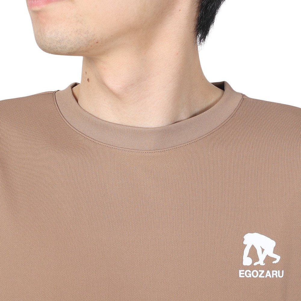 エゴザル（EGOZARU）（メンズ、レディース）バスケットボールウェア ソリッドバックプリント Tシャツ EZST-S2213-226