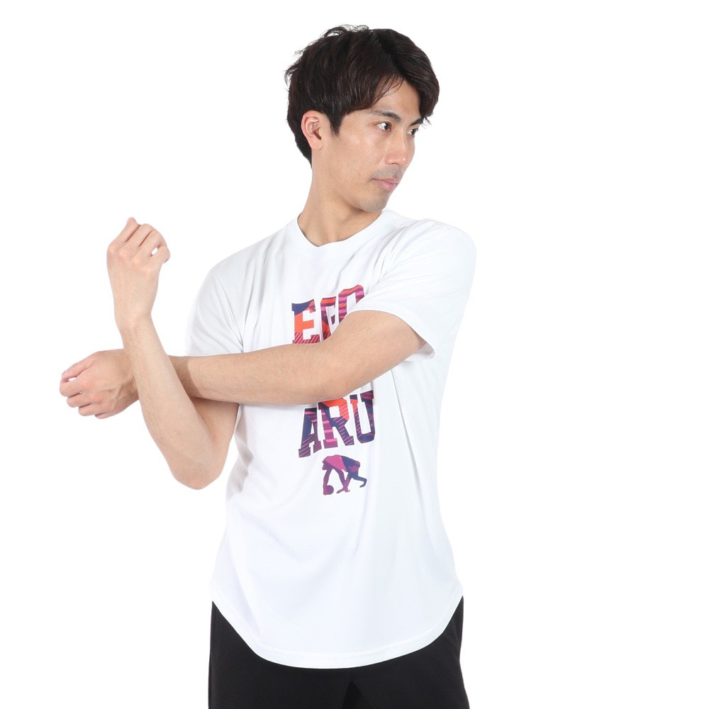 エゴザル（EGOZARU）（メンズ、レディース）バスケットボールウェア ワイドジオメトリック デイライト Tシャツ EZST-S2401-025