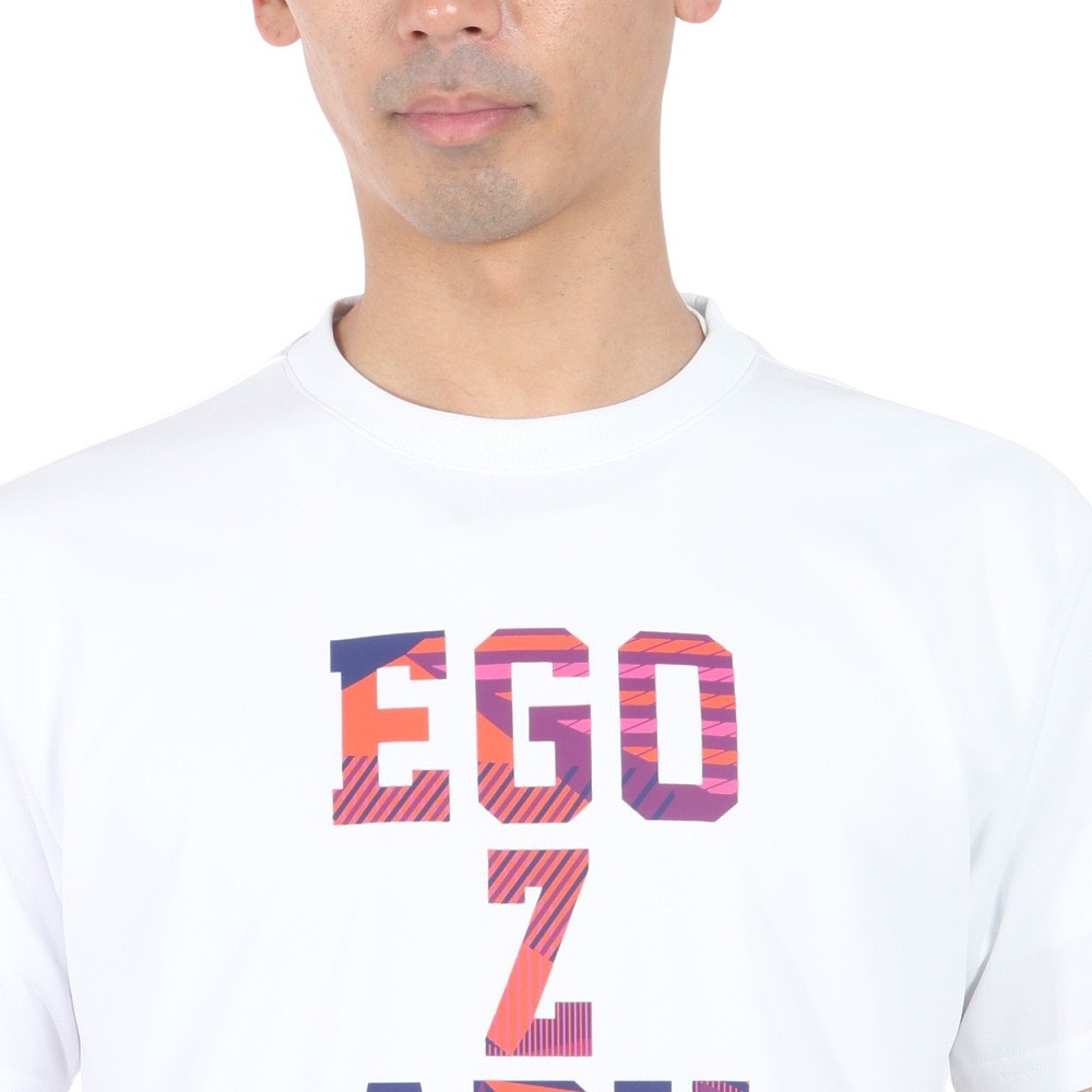 エゴザル（EGOZARU）（メンズ、レディース）バスケットボールウェア ワイドジオメトリック デイライト Tシャツ EZST-S2401-025