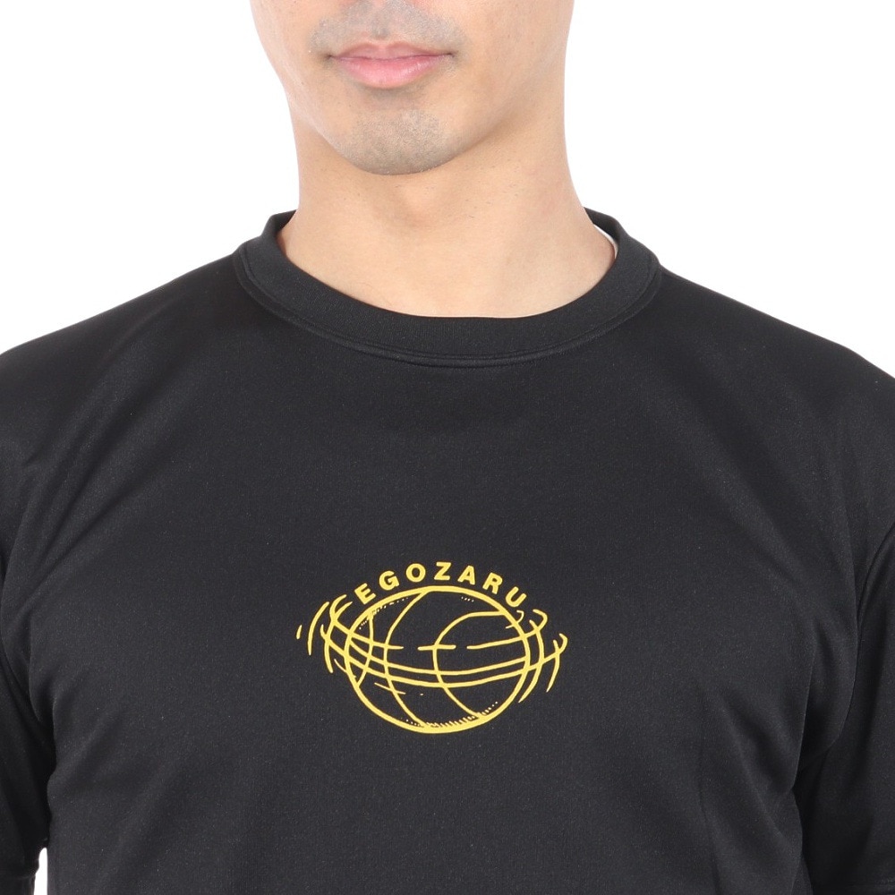 エゴザル（EGOZARU）（メンズ、レディース）バスケットボールウェア アワーゲイズTシャツ EZST-S2403-012
