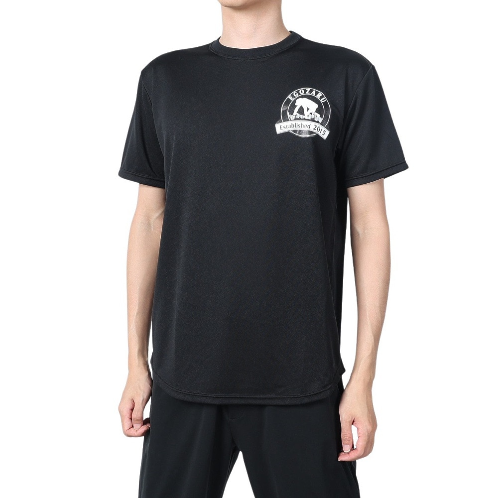 エゴザル（EGOZARU）（メンズ、レディース）バスケットボールウェア サークルエンブレム Tシャツ EZST-S2409-012 速乾