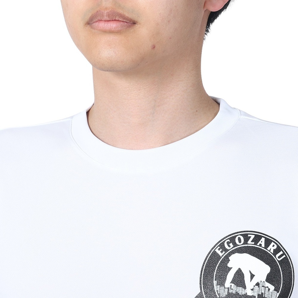 エゴザル（EGOZARU）（メンズ、レディース）バスケットボールウェア サークルエンブレム Tシャツ EZST-S2409-025 速乾
