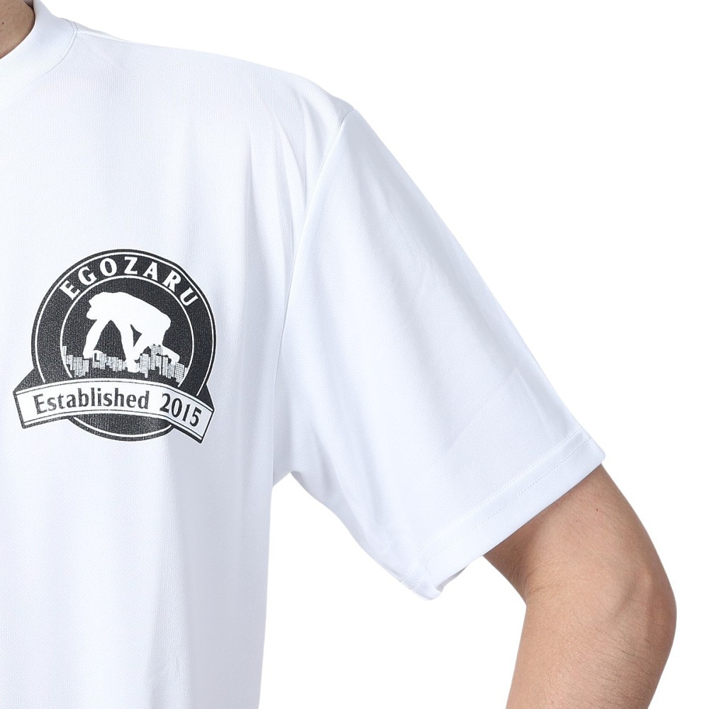 エゴザル（EGOZARU）（メンズ、レディース）バスケットボールウェア サークルエンブレム Tシャツ EZST-S2409-025 速乾