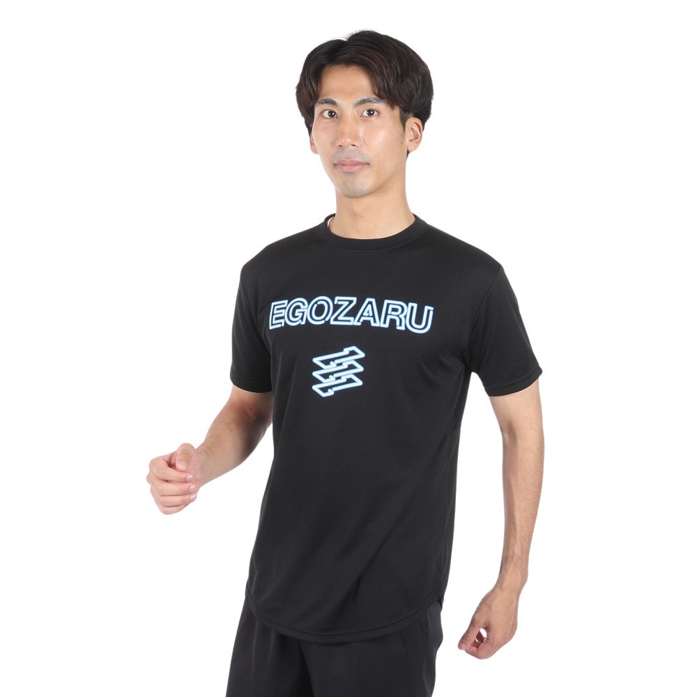 エゴザル（EGOZARU）（メンズ）バスケットボールウェア ネオンサイン Tシャツ EZST-S2413-012 速乾