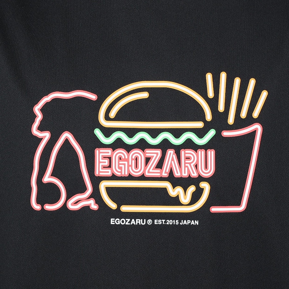 エゴザル（EGOZARU）（メンズ）バスケットボールウェア ネオンバーガー Tシャツ EZST-S2414-012