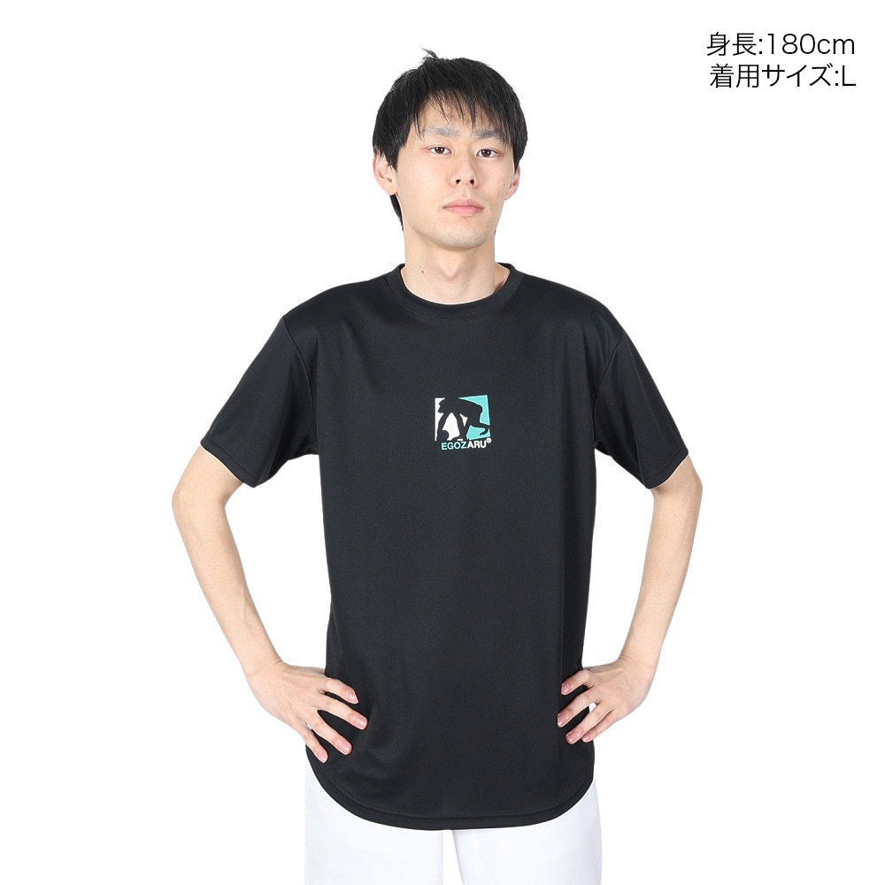 エゴザル（EGOZARU）（メンズ）バスケットボールウェア カラースイッチロゴ Tシャツ EZST-S2415-012