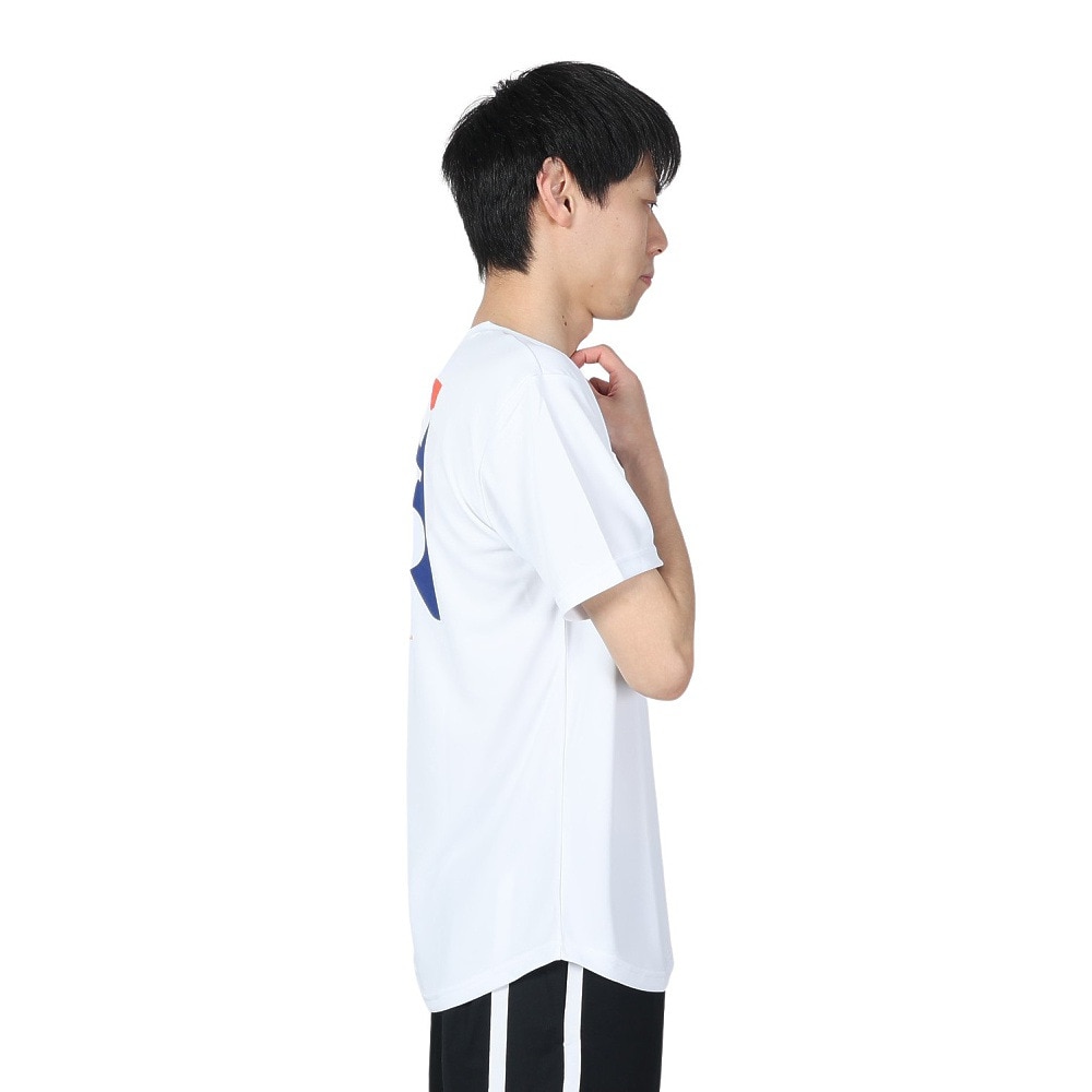 エゴザル（EGOZARU）（メンズ）バスケットボールウェア カラースイッチロゴ Tシャツ EZST-S2415-025 速乾