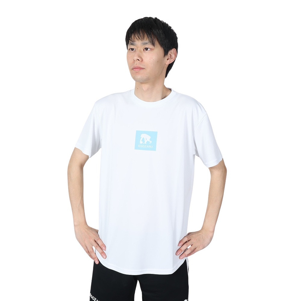 エゴザル（EGOZARU）（メンズ）バスケットボールウェア アイコンバックプリント Tシャツ EZST-S2419-025