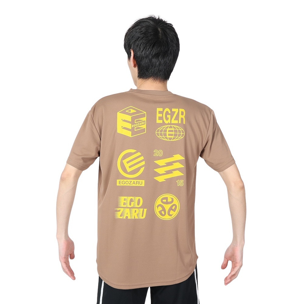 エゴザル（EGOZARU）（メンズ）バスケットボールウェア アイコンバックプリント Tシャツ EZST-S2419-226 速乾