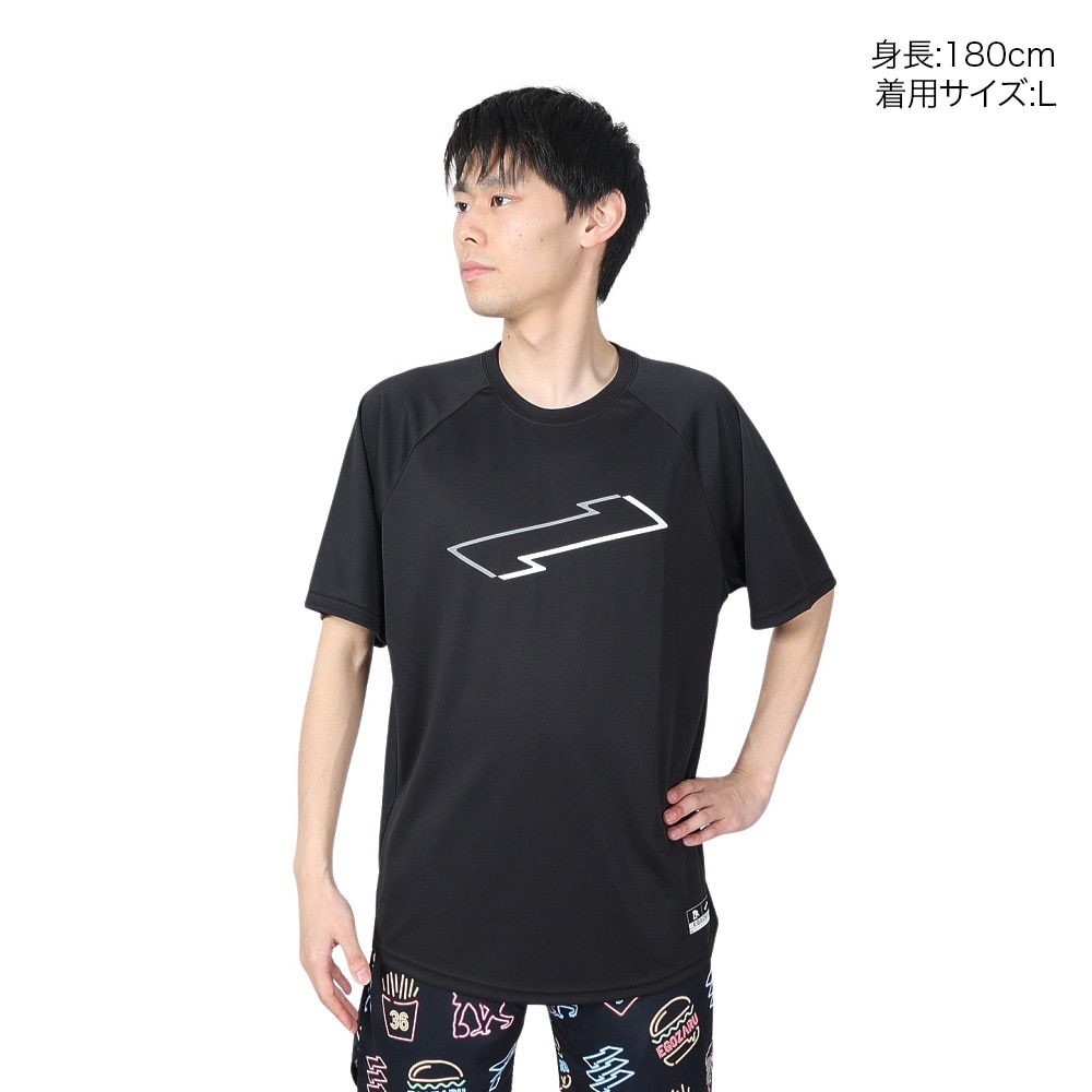 エゴザル（EGOZARU）（メンズ）バスケットボールウェア BIGシルエット スイッチクランク Tシャツ EZST-S2436-012