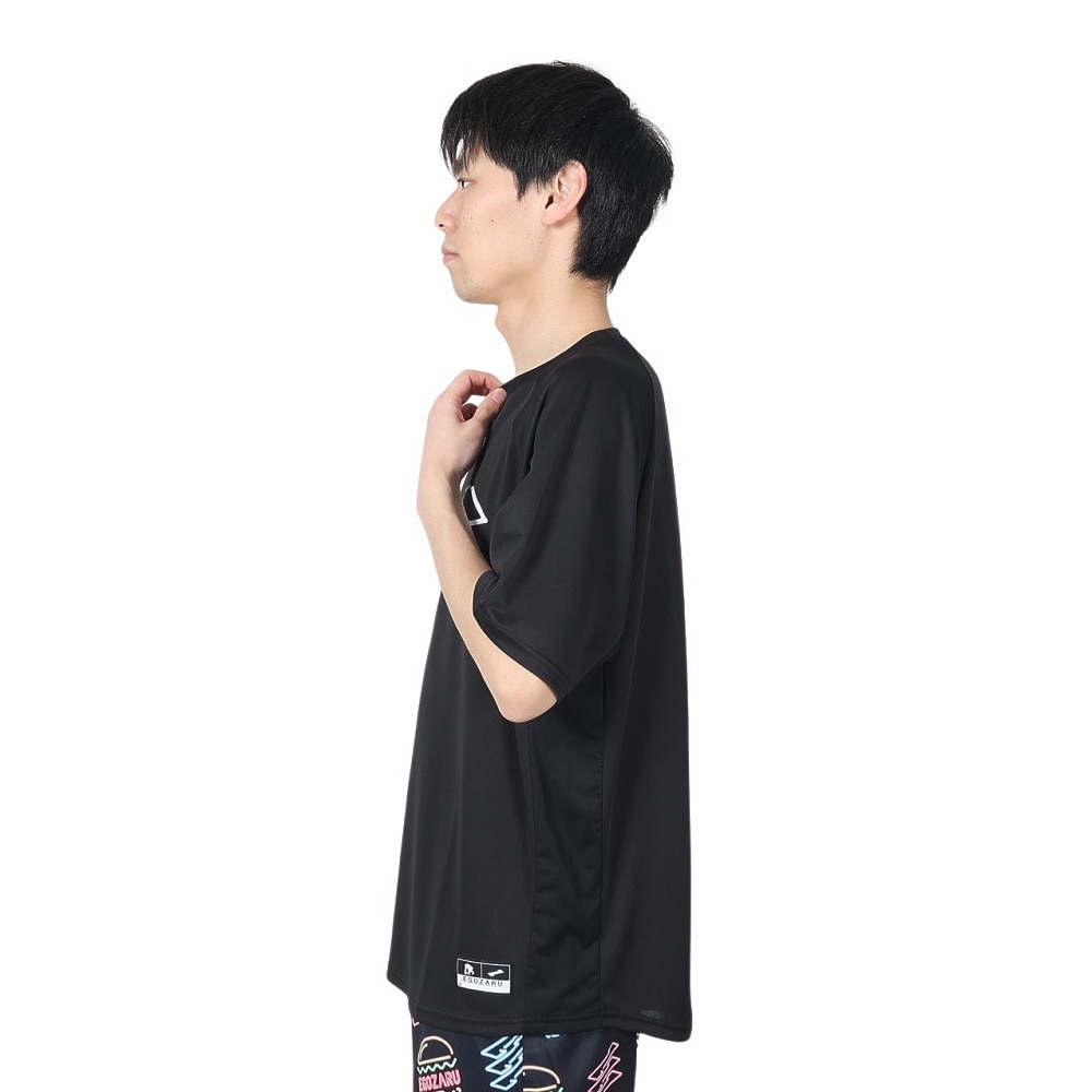 エゴザル（EGOZARU）（メンズ）バスケットボールウェア BIGシルエット スイッチクランク Tシャツ EZST-S2436-012