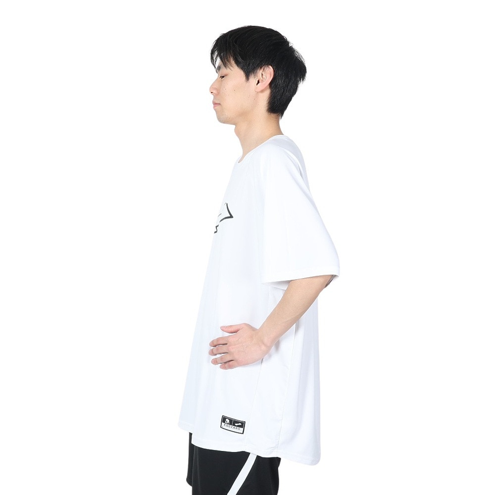 エゴザル（EGOZARU）（メンズ）バスケットボールウェア BIGシルエット スイッチクランク Tシャツ EZST-S2436-025 速乾
