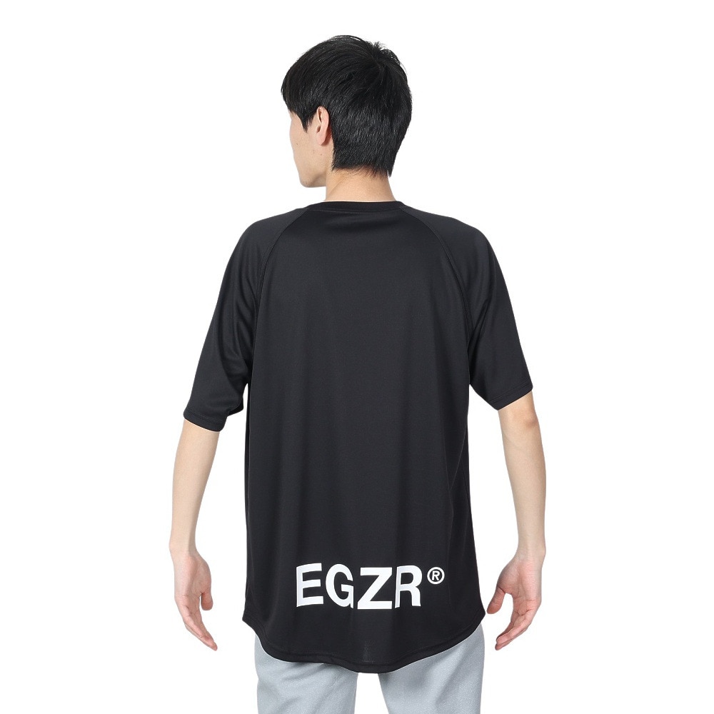 エゴザル（EGOZARU）（メンズ）バスケットボールウェア BIGシルエット アイコンロゴ Tシャツ EZST-S2437-012