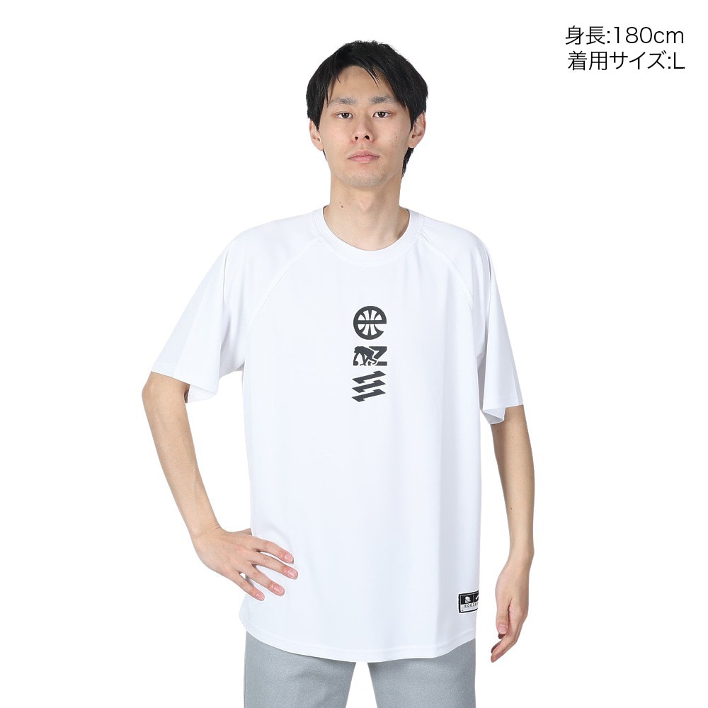 エゴザル（EGOZARU）（メンズ）バスケットボールウェア BIGシルエット アイコンロゴ Tシャツ EZST-S2437-025