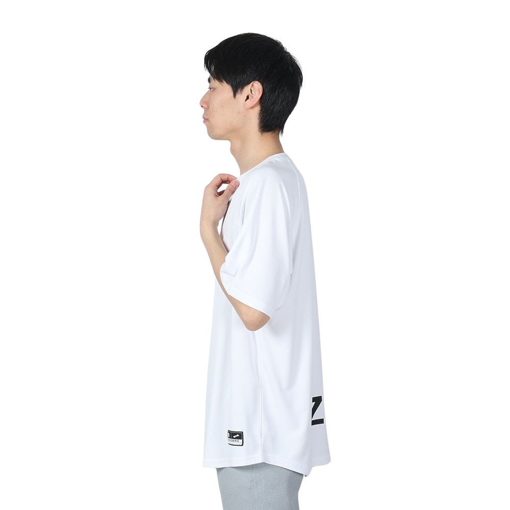 エゴザル（EGOZARU）（メンズ）バスケットボールウェア BIGシルエット アイコンロゴ Tシャツ EZST-S2437-025 速乾