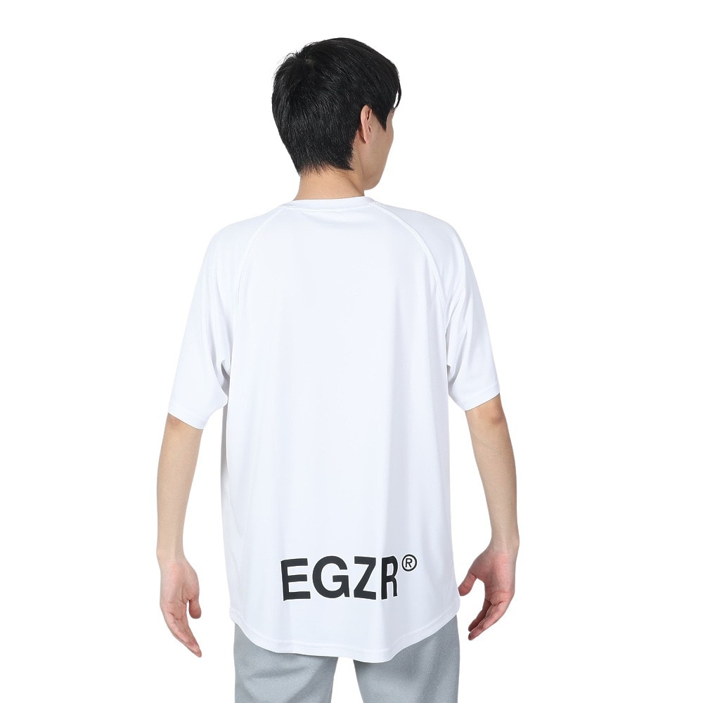 エゴザル（EGOZARU）（メンズ）バスケットボールウェア BIGシルエット アイコンロゴ Tシャツ EZST-S2437-025 速乾