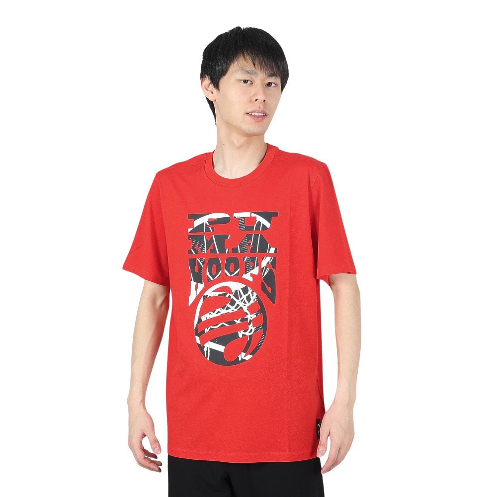 プーマ（PUMA）（メンズ）バスケットボールウェア THE HOOPER 半袖Tシャツ 1 62482702