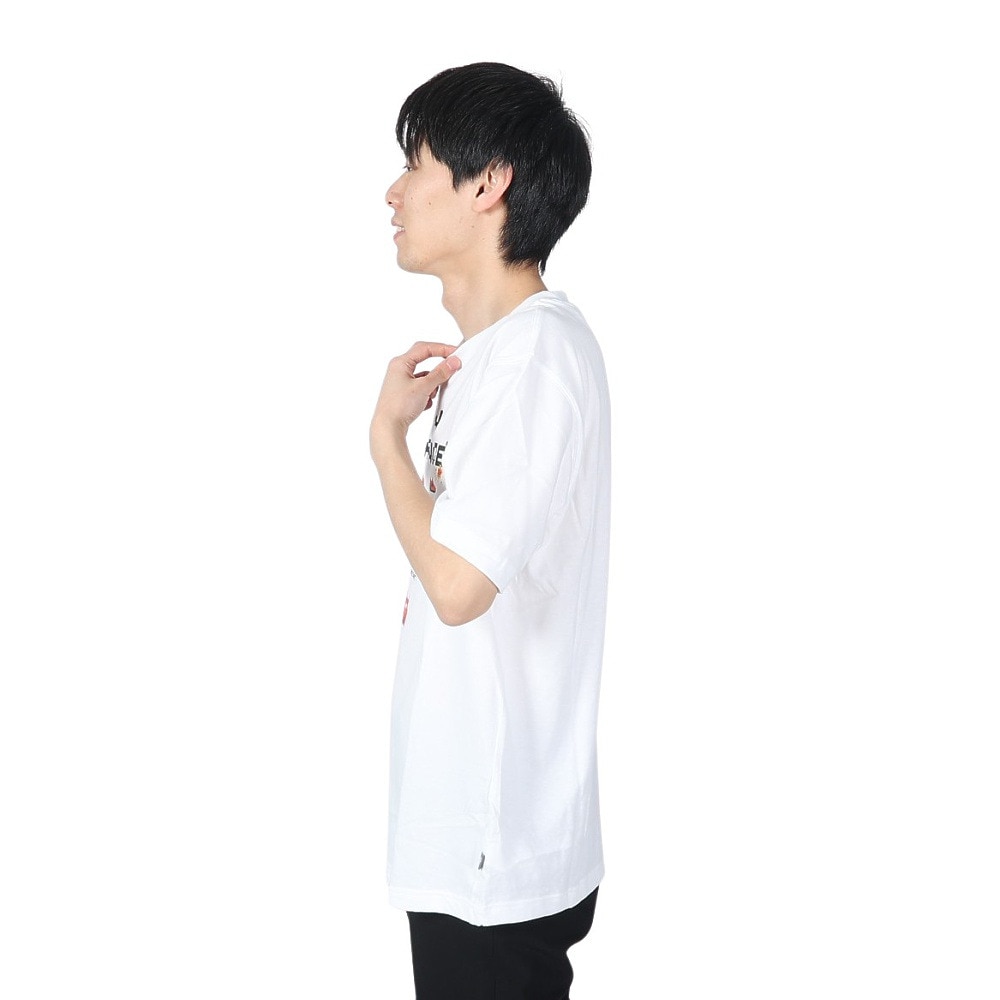 ニューバランス（new balance）（メンズ）バスケットボールウェア Hoops Gamer Pack グラフィック半袖Tシャツ MT41602WT