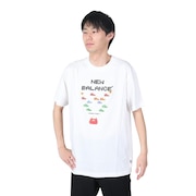 ニューバランス（new balance）（メンズ）バスケットボールウェア Hoops Gamer Pack グラフィック半袖Tシャツ MT41602WT