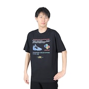 ニューバランス（new balance）（メンズ）バスケットボールウェア Hoops Gamer Pack グラフィック半袖Tシャツ MT41603BK