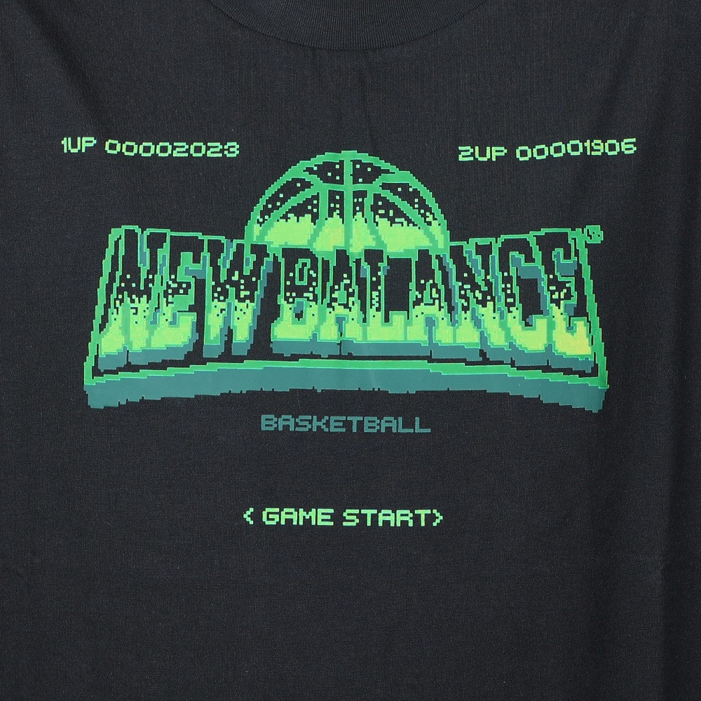 ニューバランス（new balance）（メンズ）バスケットボールウェア Hoops Gamer Pack グラフィック半袖Tシャツ MT41607BM