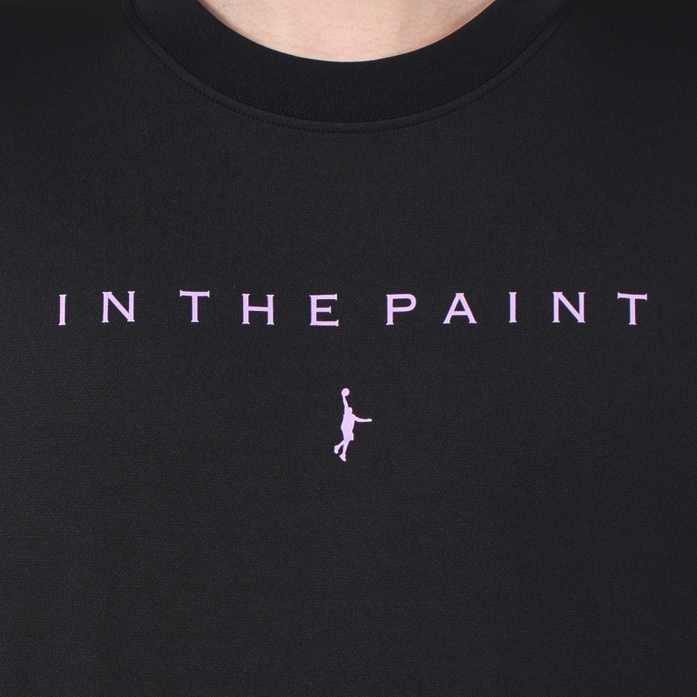 インザペイント（IN THE PAINT）（メンズ）バスケットボールウェア Tシャツ ITP24302BLK/LLC 速乾