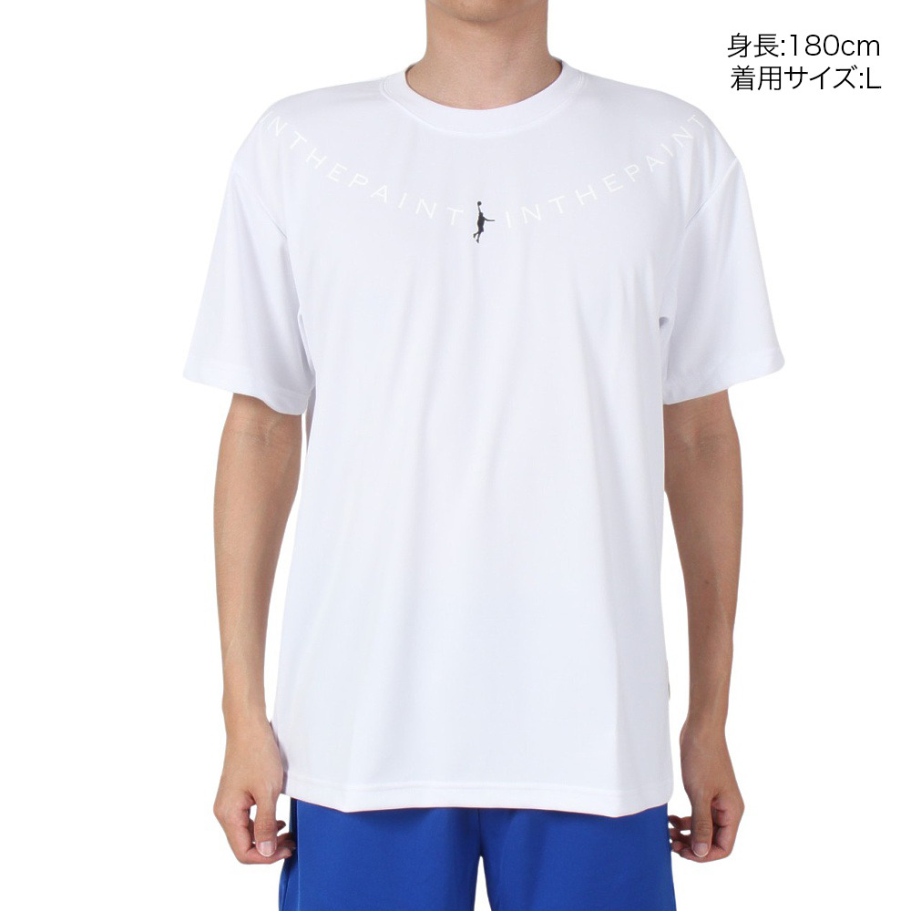 インザペイント（IN THE PAINT）（メンズ、レディース）バスケットボールウェア 半袖Tシャツ ITP24332WHT 速乾