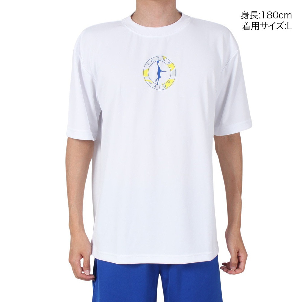 インザペイント（IN THE PAINT）（メンズ、レディース）バスケットボールウェア 半袖Tシャツ ITP24364WHT/ROY 速乾
