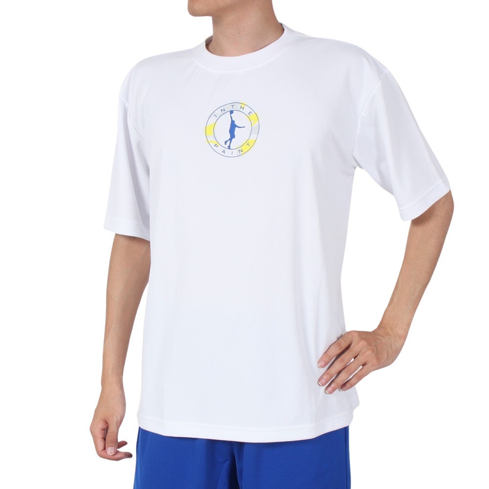 インザペイント（IN THE PAINT）（メンズ、レディース）バスケットボールウェア 半袖Tシャツ ITP24364WHT/ROY 速乾