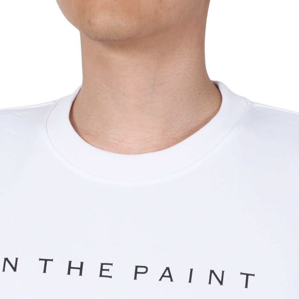 インザペイント（IN THE PAINT）（メンズ）バスケットボールウェア Tシャツ ITP24302WHT/BLK 速乾