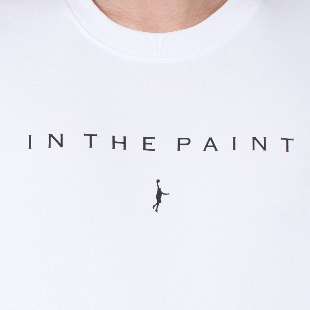 インザペイント（IN THE PAINT）（メンズ）バスケットボールウェア Tシャツ ITP24302WHT/BLK 速乾
