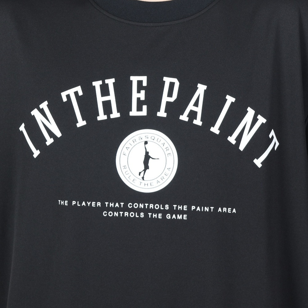インザペイント（IN THE PAINT）（メンズ、レディース）バスケットボールウェア Tシャツ ITP24303BLK
