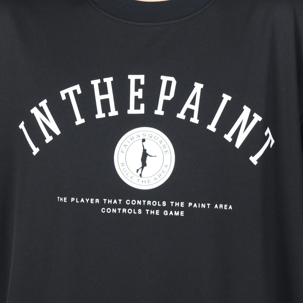 インザペイント（IN THE PAINT）（メンズ、レディース）バスケットボールウェア Tシャツ ITP24303BLK 速乾