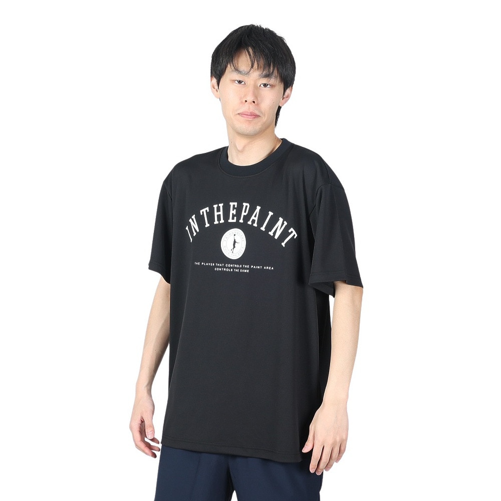 インザペイント（IN THE PAINT）（メンズ、レディース）バスケットボールウェア Tシャツ ITP24303BLK