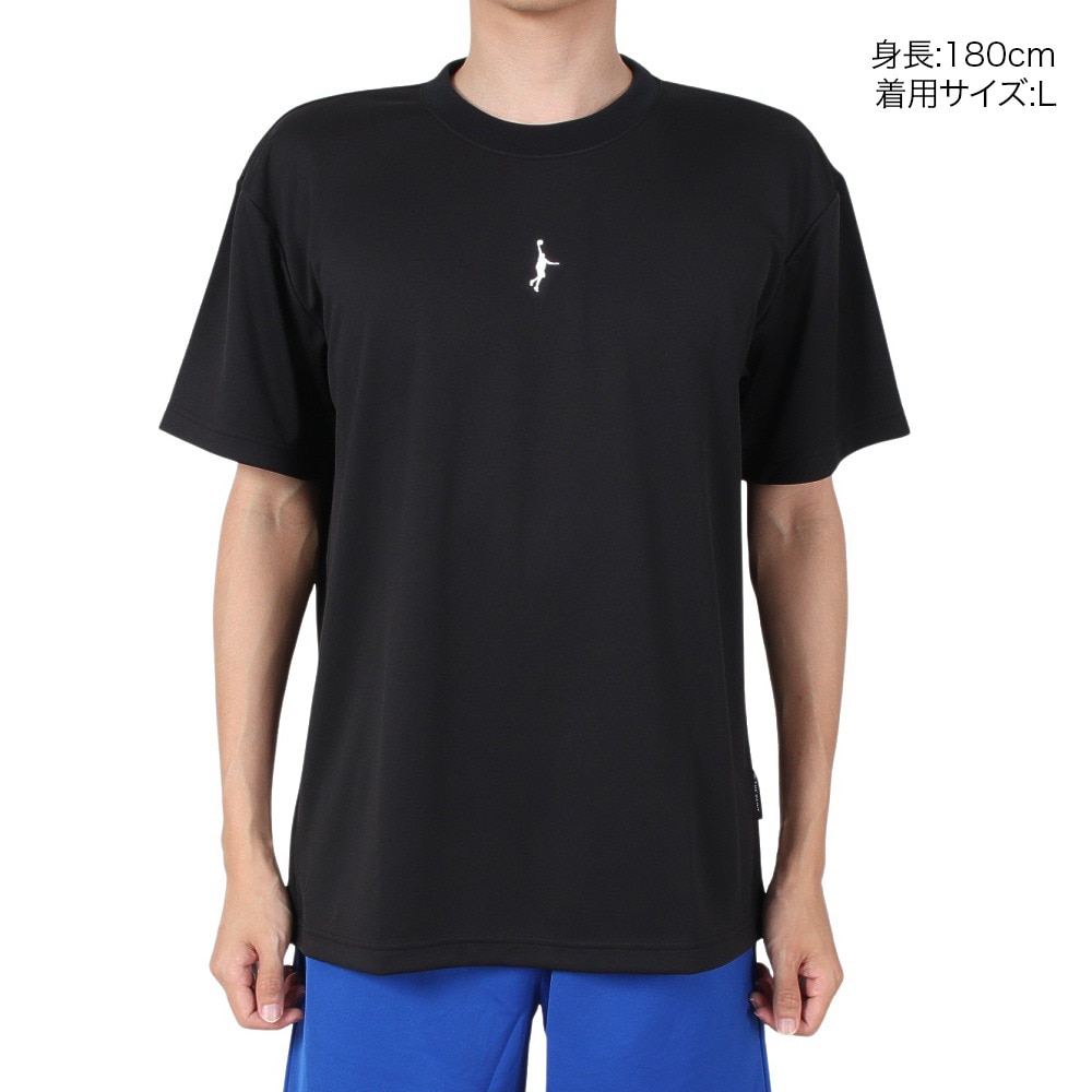 インザペイント（IN THE PAINT）（メンズ、レディース）バスケットボールウェア 半袖Tシャツ ITP24306BLK 速乾