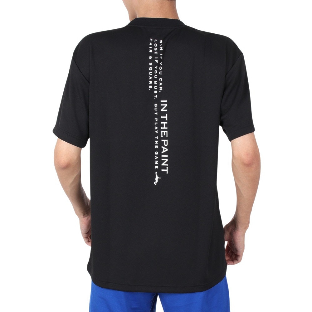 インザペイント（IN THE PAINT）（メンズ）バスケットボールウェア Tシャツ ITP24315BLK 速乾