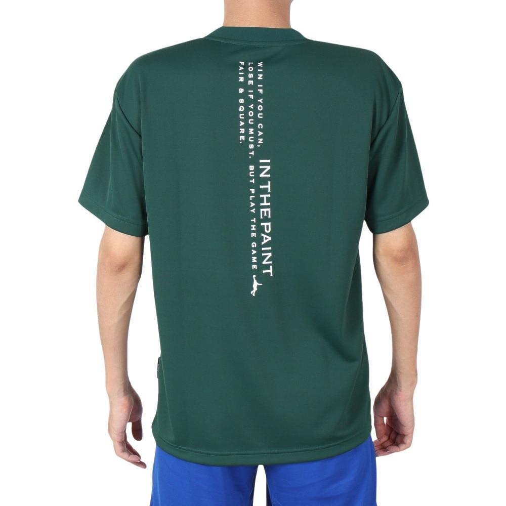 インザペイント（IN THE PAINT）（メンズ）バスケットボールウェア Tシャツ ITP24315GRN 速乾