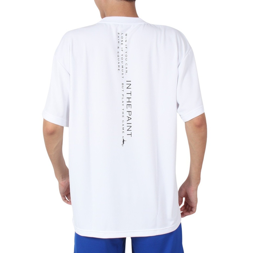 インザペイント（IN THE PAINT）（メンズ）バスケットボールウェア Tシャツ ITP24315WHT 速乾