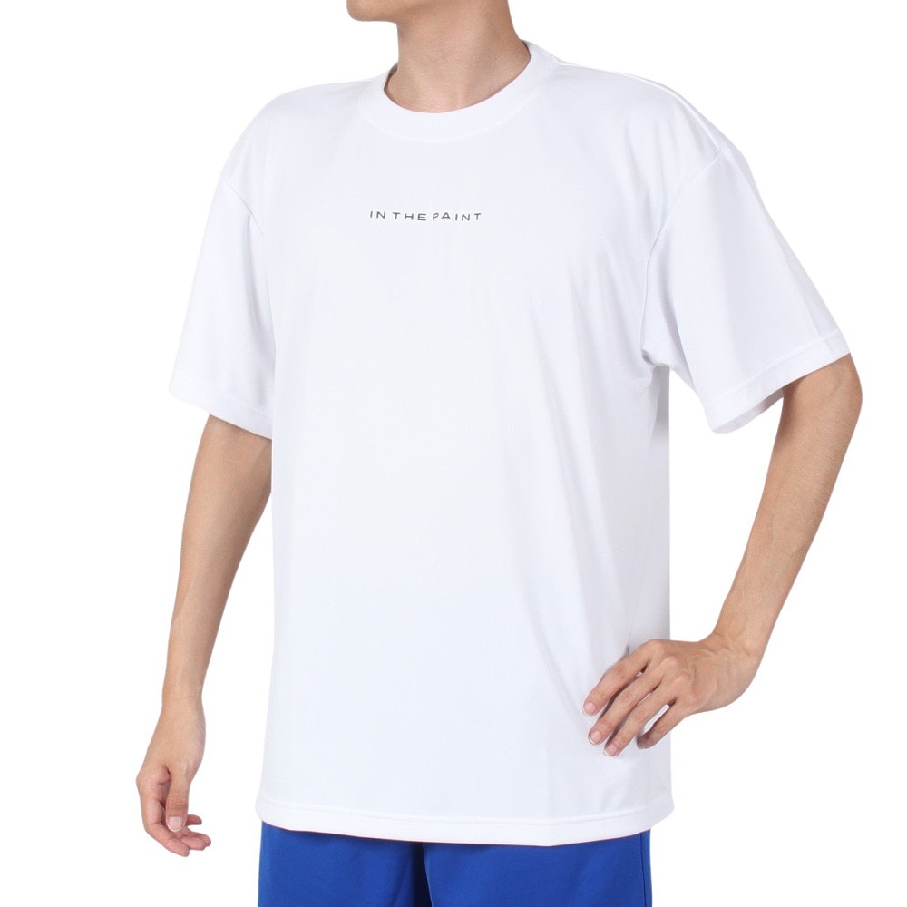 インザペイント（IN THE PAINT）（メンズ）バスケットボールウェア Tシャツ ITP24315WHT 速乾