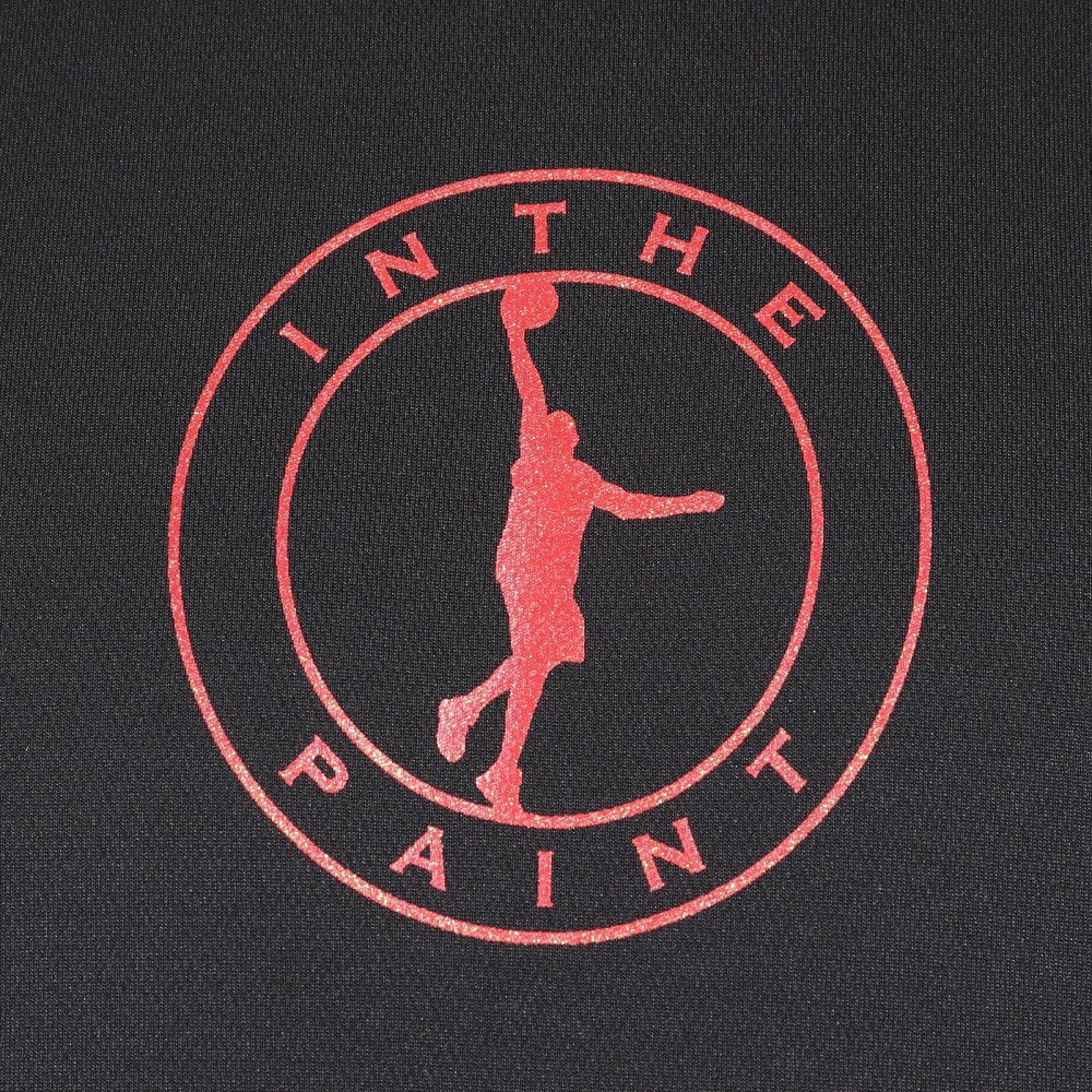 インザペイント（IN THE PAINT）（メンズ、レディース）バスケットボールウェア Tシャツ ITP24330BLK
