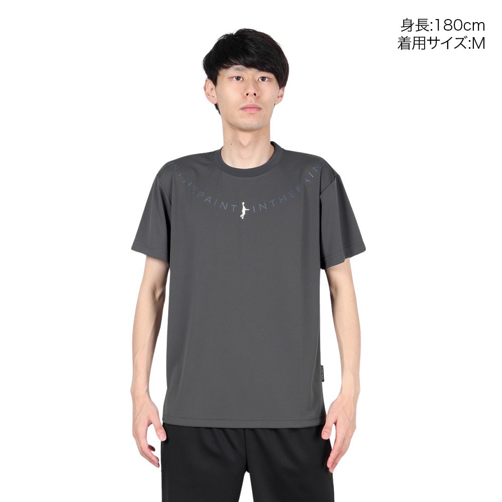インザペイント（IN THE PAINT）（メンズ、レディース）バスケットボールウェア 半袖Tシャツ ITP24332CHA 速乾