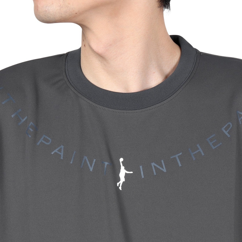 インザペイント（IN THE PAINT）（メンズ、レディース）バスケットボールウェア 半袖Tシャツ ITP24332CHA 速乾