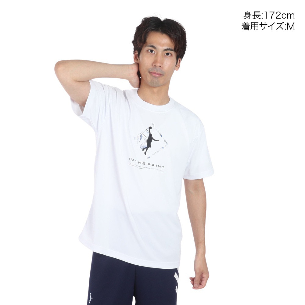 インザペイント（IN THE PAINT）（メンズ）バスケットボールウェア Tシャツ ITP24354WHT/ROY 速乾