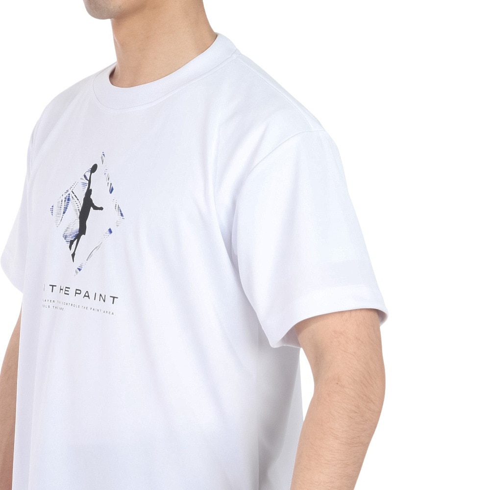 インザペイント（IN THE PAINT）（メンズ）バスケットボールウェア Tシャツ ITP24354WHT/ROY 速乾