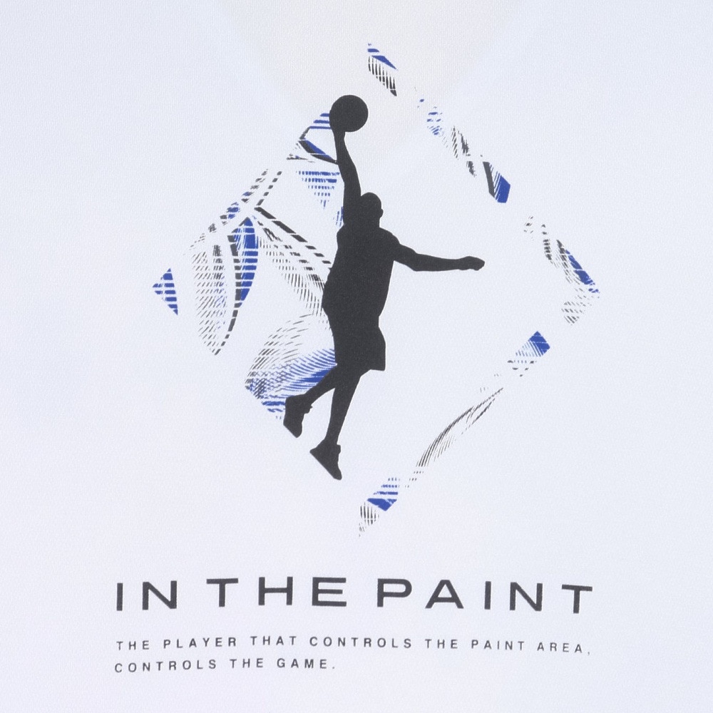 インザペイント（IN THE PAINT）（メンズ）バスケットボールウェア Tシャツ ITP24354WHT/ROY 速乾